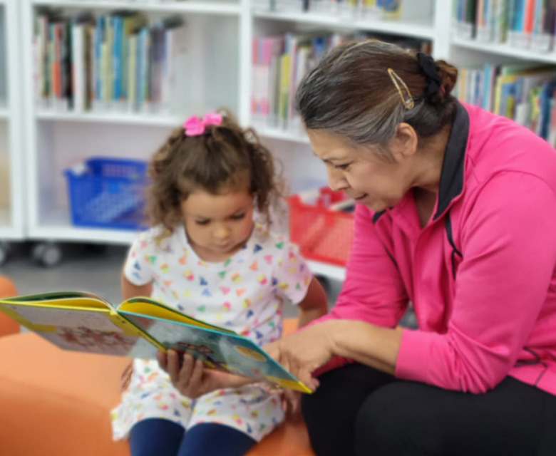 Library Reading Girl