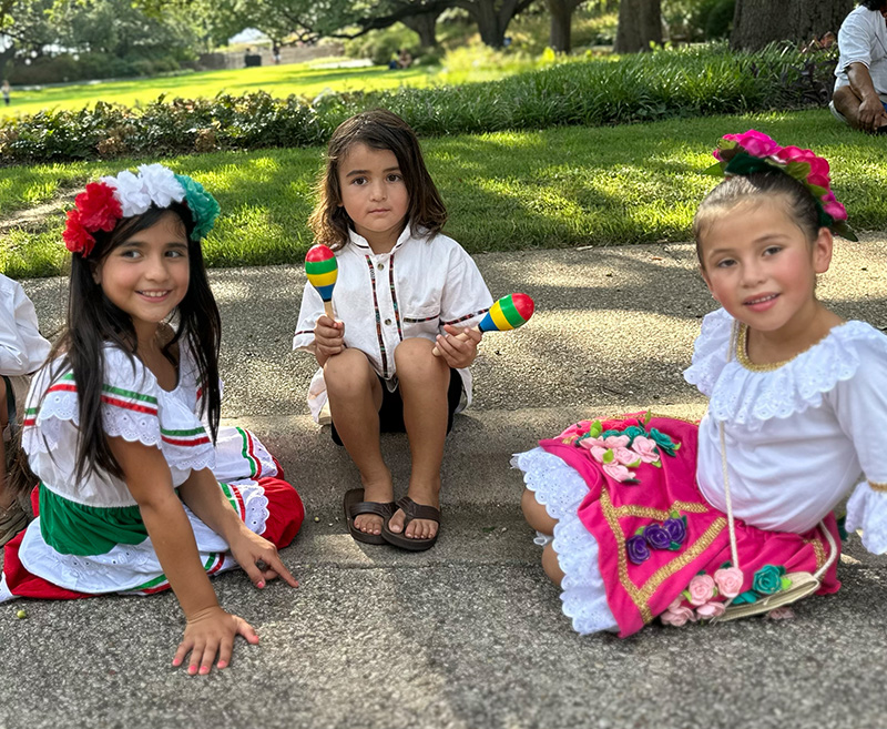Children in Cultural Outfits