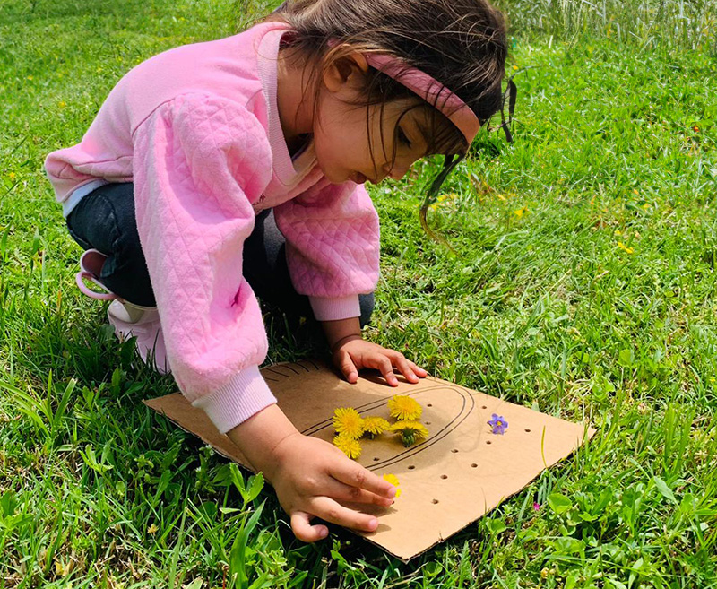 Girl Doing Crafts