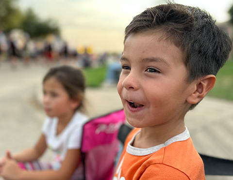 Kid Watching Parade