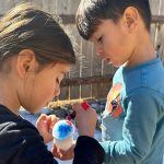 Kids Playing with Snow